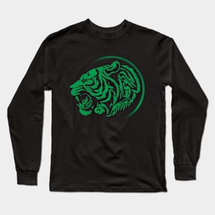 Green Tiger T-Shirt Long Sleeve T-Shirt